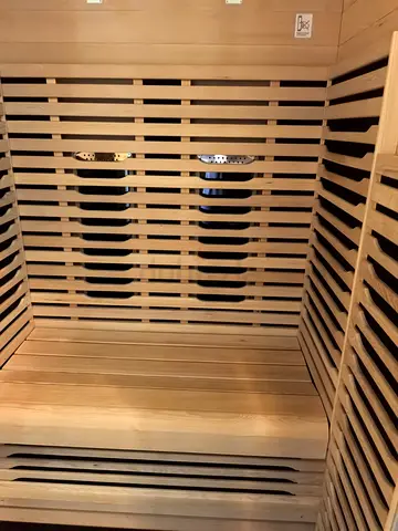Portable 2 Person Infrared Red light Sauna with Canadian Shemrock wood
