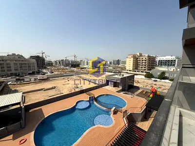 Bright 2BR Apartment | Moonsa Residences | Balcony & Pool View