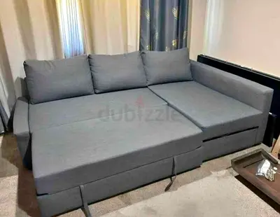 Ikea frighten gray day bed with storage space available in excellent condition