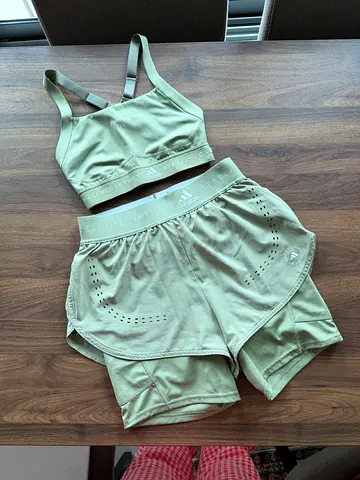 Adidas by Stella McCartney 2-Piece Sports Set – Sage Green – XS/S