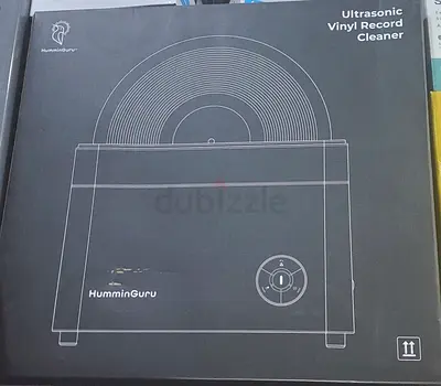 HumminGuru Ultrasonic Vinyl Record Cleaner Machine, Dark Gray, 12 Inch 40kHz Vinyl Record Cleaning M