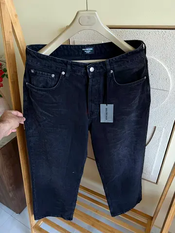 Balenciaga Black Denim Jeans - Size Tag Attached, Barely Worn