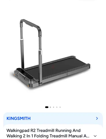 Kingsmith WalkingPad R2 Folding Treadmill — Compact, Portable Running Machine