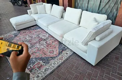Marina Home Feather filled Sofa with footstool