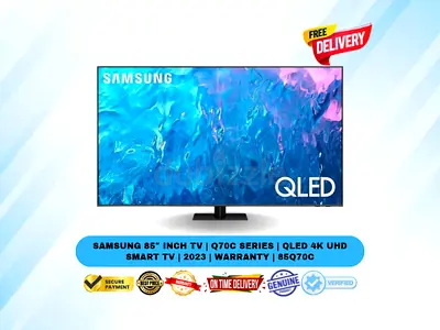 Samsung 85″ Inch TV | Q70C Series | QLED 4K UHD Smart TV | 2023 | Warranty | 85Q70C