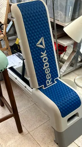 Reebok Adjustable Workout Bench - Incline/Flat Fitness Bench