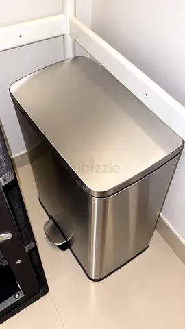 Large Stainless Steel Pedal Trash Bin