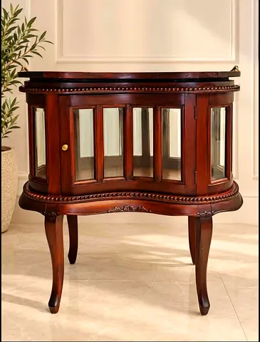 Bar Table Display Cabinet