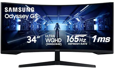 34 inch g5 odyssey monitor Samsung