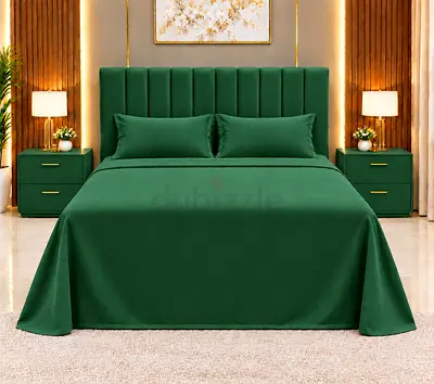 New King size bed upholstered bed frame with king bed- dark green