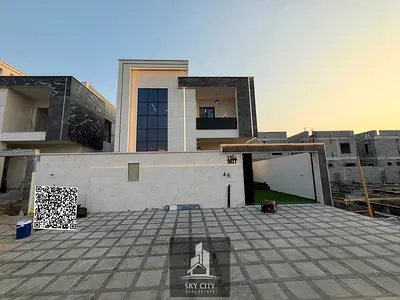 تشطيب سوبر ديلوكس موقع مميز قريب شارع الامارات العابر طابقين  4 غرف نوم ماستر تكييف مركزي