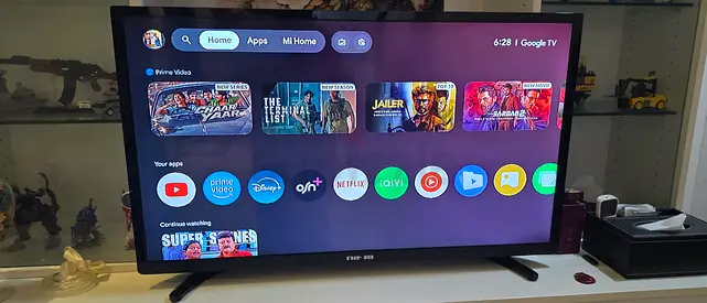 NIKAI 32-inch Smart TV in good working condition along with MI Smart Streaming BOX