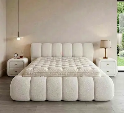 Premium Quality Cotton fabric Queen Bed Available