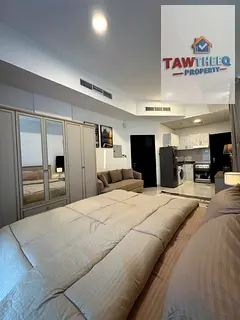 Studio, Furnished, For Rent, Al Bustan