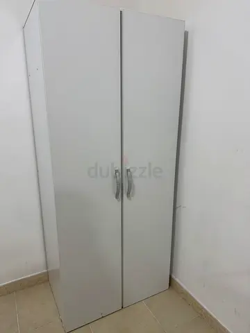 White Wardrobe 2 Single Units Combined as Double, Can Be Split Moving Out Sale
