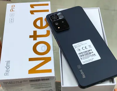 Redmi Note 11 Pro 5G (8GB RAM, 256GB) - Black, Brand New with Box
