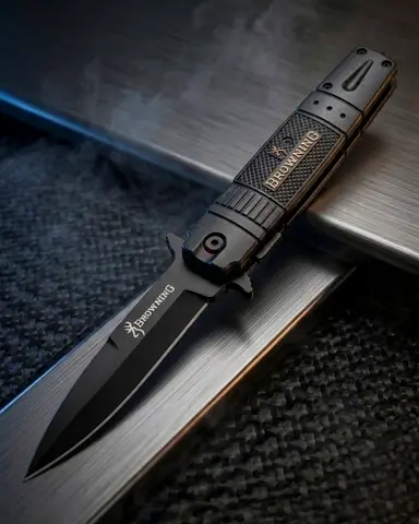 🔥 Tactical Italian Stiletto Folding Pocket Knife – Stainless Steel EDC Blade 🔥