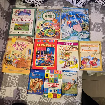 Free trolly school bag and few story books