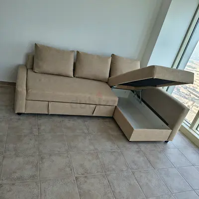 IKEA L-Shaped Sofa Cum Bed 🛋️