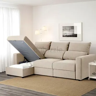 Luxurious Modern Design IKEA Brand Sofa Bed With Storage Box For Sale. Delivery All UAE Available