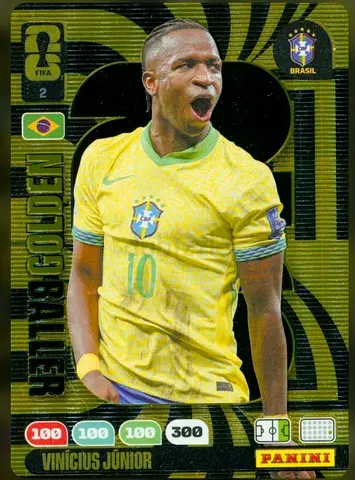Panini FIFA World Cup 2026 Adrenalyn XL Vinicius Junior Golden Baller