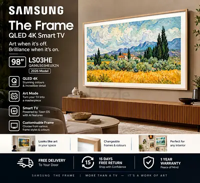 Samsung 98 inch Lifestyle THE FRAME