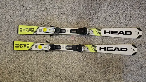 HEAD Supershape Team SLR Pro Junior Kids Skis with Bindings