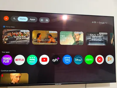 Google 55" Smart LED TV - Google TV, Good Working Condition