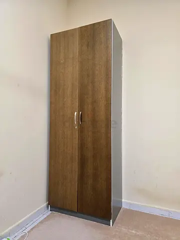 Wooden 2-door Wardrobe / Cabinet in Good Condition