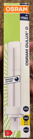Osram Dulux D 26W 3000K Compact Fluorescent Lamp - New