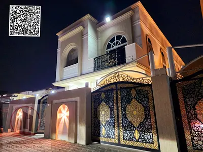 Villa  for sale at Ajman  -Al mowaihat area  the Villa 3200 sqft  G + 2 ( 5  Master room +big court + big  Majlis +big Hall +maid room)