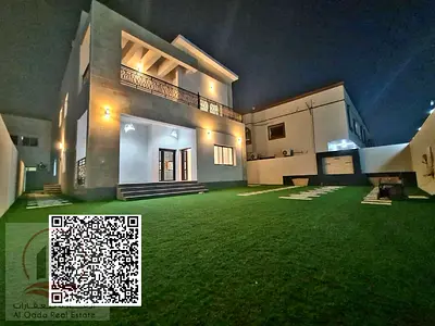 Villa for sale at Ajman -Al Rawad 3 area the Villa 5000 sqft G + 1 ( 5 Master room +big court + big Majlis +big Hall +maid room)