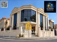 Villa in Al Yasmeen, corner unit, large area. Price includes everything; freehold ownership availabl