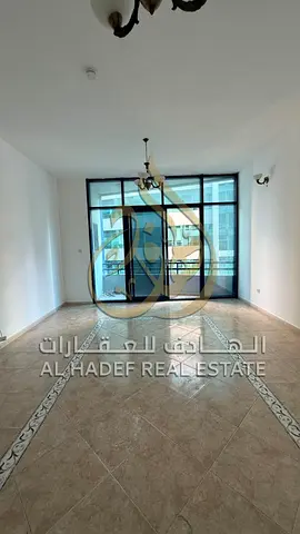 Separate living area with a hallway, a large master maid’s room with a balcony, built-in wardrobes, and free air conditioning.