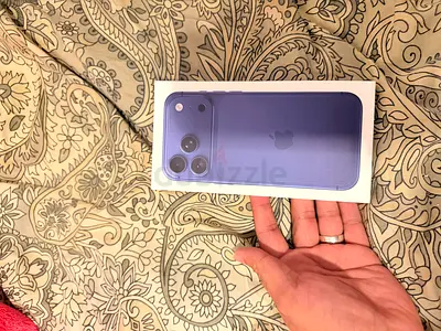 Boxed Apple iPhone (Purple) — opened