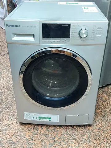 Panasonic Front Load Washer Dryer - 8/4kg, Silver, Good Working Condition