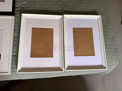 IKEA White Plastic Picture Frames – AED 10 EachIKEA White Picture Frame Set – 2 Frames
