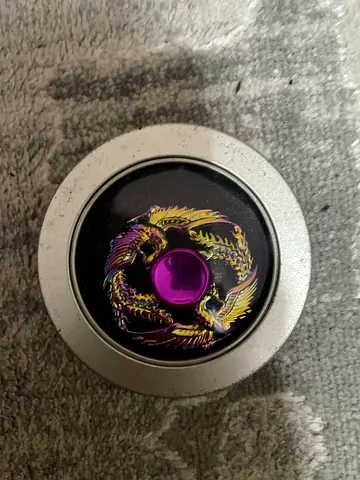 Metal Finger Spinner / Fidget Spinner with Dragon Design