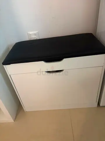 Shoe storage with bench