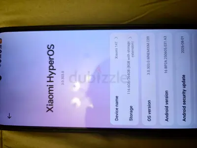 Xiaomi 14 T smartphone (255GB) in good working condition
