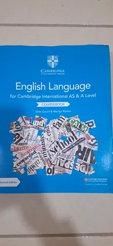 English Language for Cambridge International AS & A Level coursebook