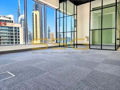 Fully Fitted Vacant Office | Burj Khalifa & Canal Views | Ready to Move In