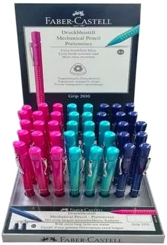 Faber-Castell 20210 Grip Mechanical Pencil 0.5mm 40pcs Assorted Colours