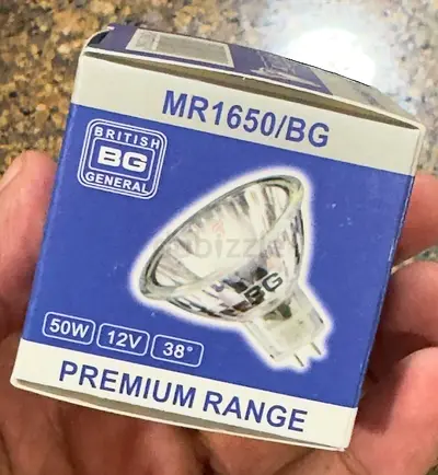New BG British General MR16 50W 12V Spotlight Bulb (Premium Range) - Boxed