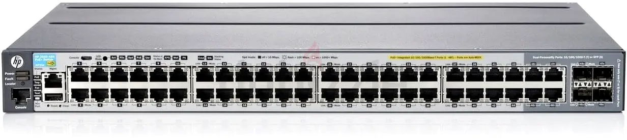HP/HPE 2920-48G-PoE+ (J9729A) 48-Port Gigabit Switch w/ 10G Uplinks - Tested & Reset