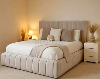 Premium Quality Cotton fabric king Bed Available
