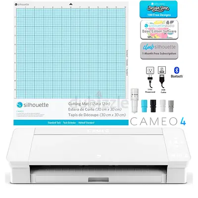 Silhouette Cameo 4 Cutting Machine (Used) with 12x12 Cutting Mat