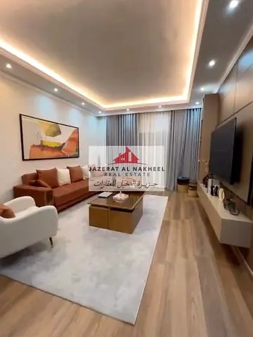 For sale: A two-bedroom apartment with a living room in Al Nahda, fully finished and offered with furniture.