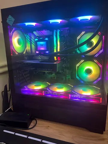 Custom RGB Watercooled Gaming PC - RTX, Liquid Cooling, 32GB RAM 4090 i9 Nvaida GeForce RTX 5060 ti