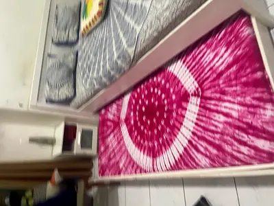 Queen size bed with mattresses